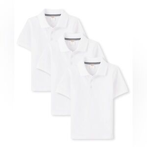 nwt Gymboree 3-Pack Short Sleeve Polo Shirt Boys And Toddler 3 Years 3T White